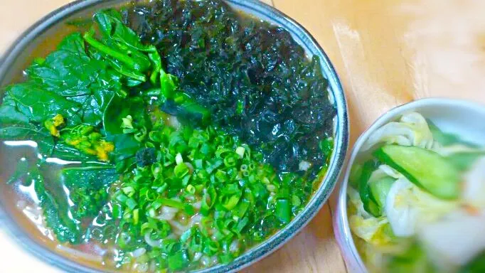 身体を気遣って、グリーンたっぷりラーメン|kamiyaさん