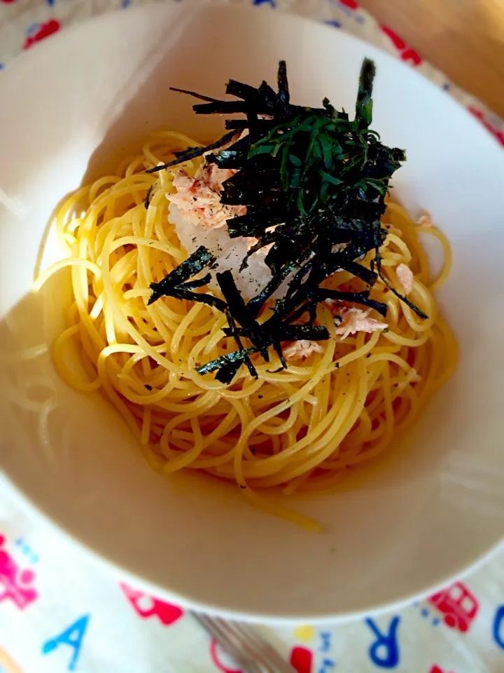 朝ごはん☆ だいこんおろしとツナのパスタ|すずきけーすけさん