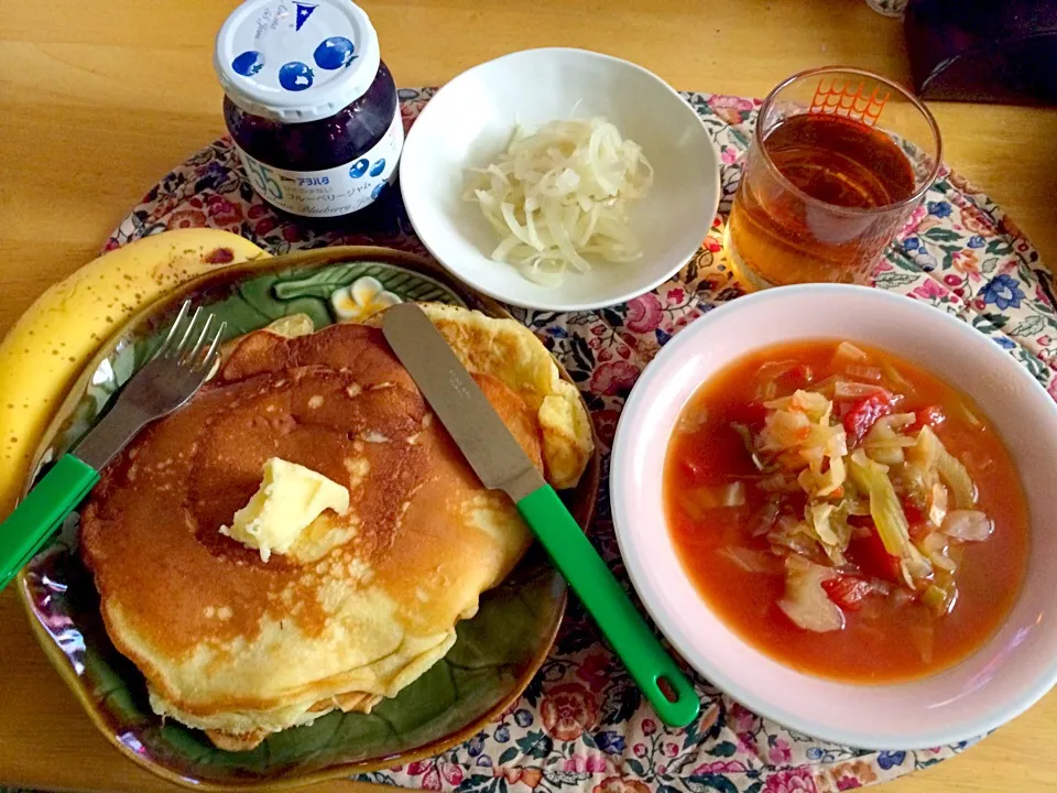 休みの日の朝ご飯|pinさん