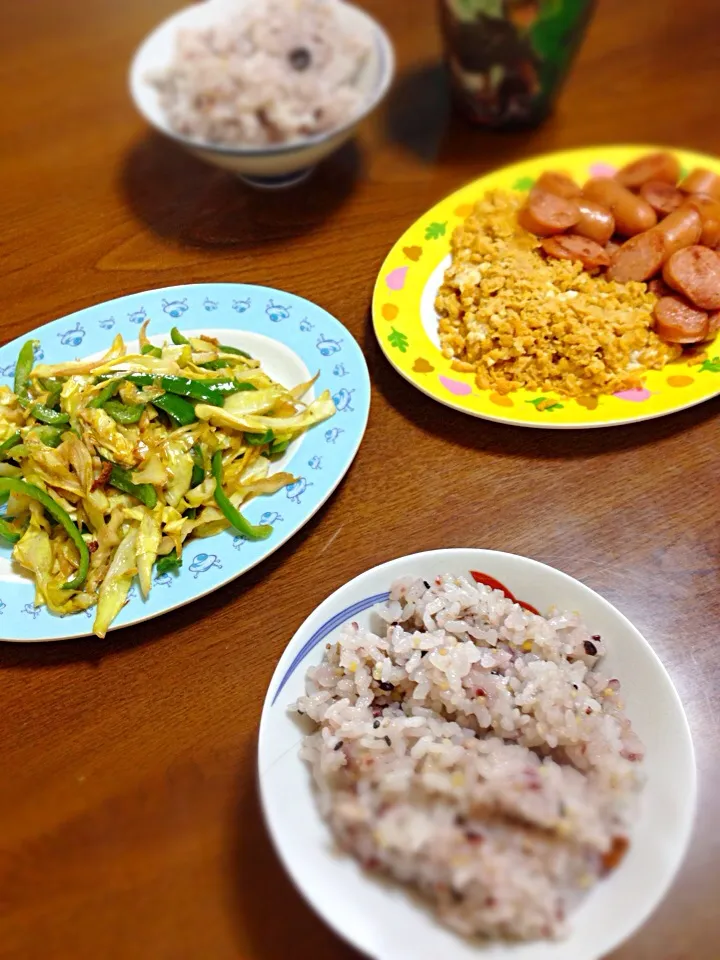 息子が作ったご飯♡おいしっ😍|あーさんさん