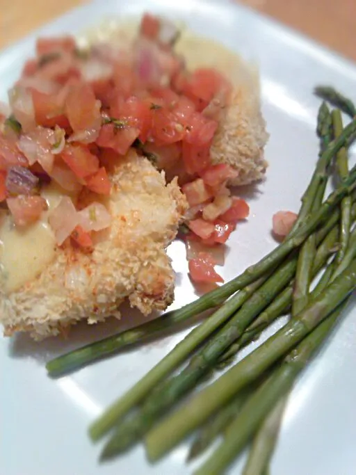 Panco encrusted Hake with Pico de Gallo.|Yvonne LaCroixさん