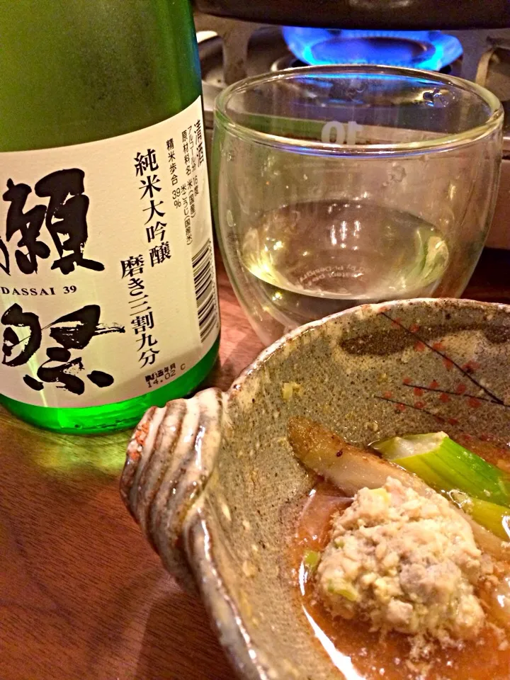 鯵のつみれ鍋 と 日本酒|OZKさん