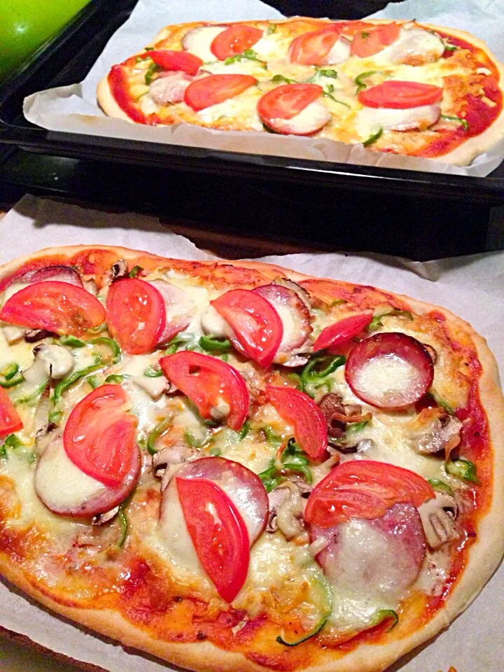 Home made pizza♡|Tomoko Bassettさん