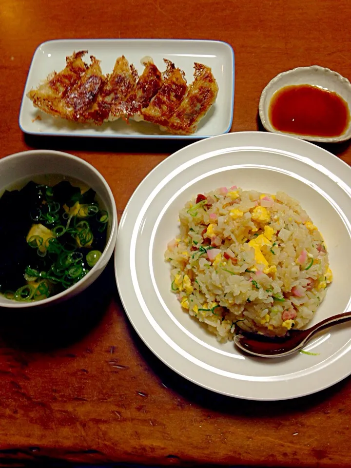 炊き込みチャーハン定食♬|ashushikaママ♡さん