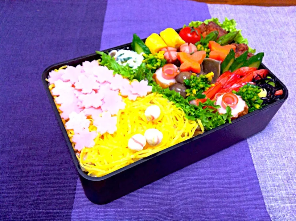 春待ち弁当…だったのですが…~_~;|りえさん