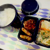 Snapdishの料理写真:休日出勤する旦那のためのお弁当♪|まのさん