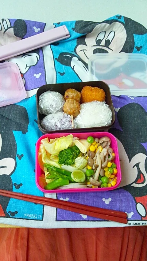 野菜たーっぷりの即席学生弁当♡女の子用|けいこりあんさん