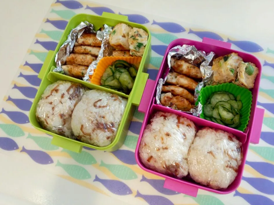 Snapdishの料理写真:２歳児の息子と私のお弁当♪|まのさん