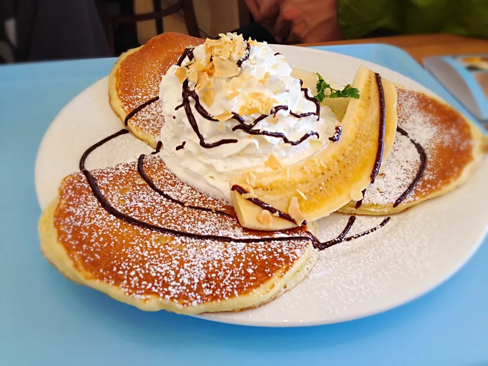 ハワイアンパンケーキファクトリー  チョコバナナパンケーキ|めぐみさん