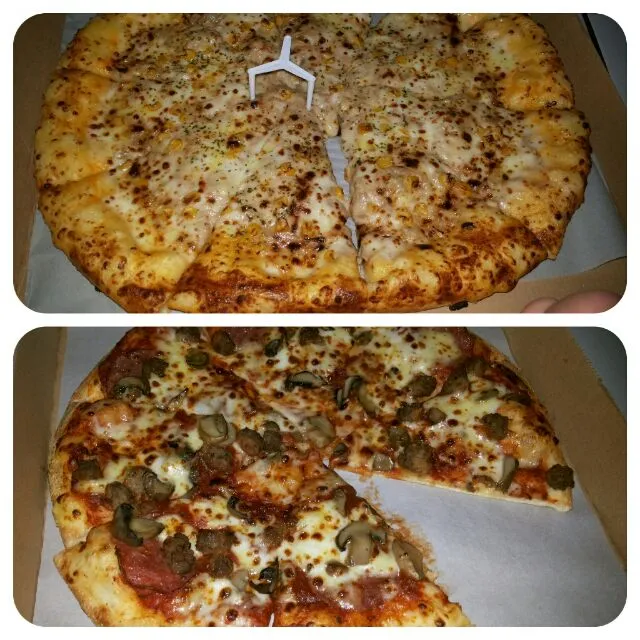 Tuna melted pizza n american favourite pizza|Susi Barusさん