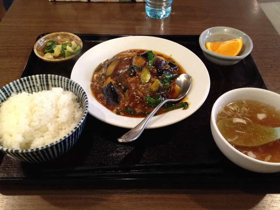 麻婆茄子定食|おっちさん