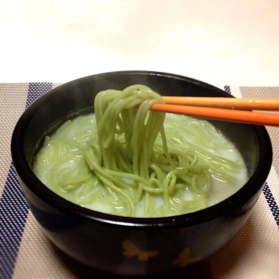 Snapdishの料理写真:グリン麺で温麺！！|美也子さん