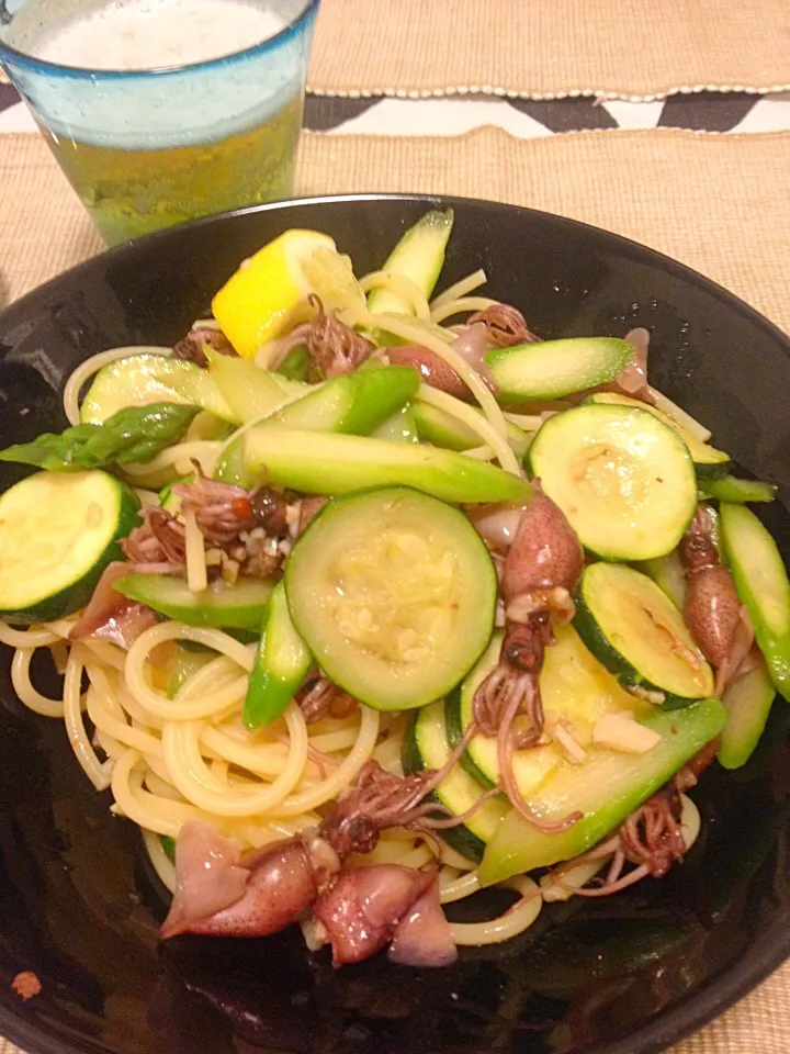 ホタルイカとシャキシャキ野菜の春パスタ|cherryさん