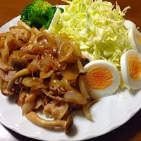 栄養万点豚の生姜焼き