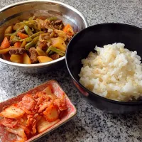 Snapdishの料理写真:胡萝卜芸豆土豆炖牛肉|Mioさん