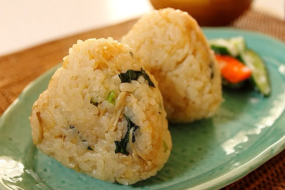 朝飯のおにぎり|はさん