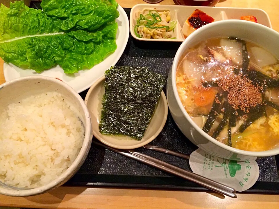 カルビスープ定食〜|のんきーもんきーさん