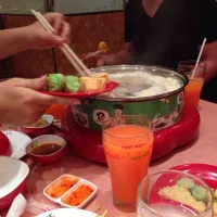 Snapdishの料理写真:Sang oh at hot pot all you can eat|Carol Limさん