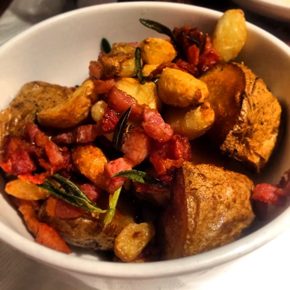 Roasted potato with bacon|Seenyee芯亦さん