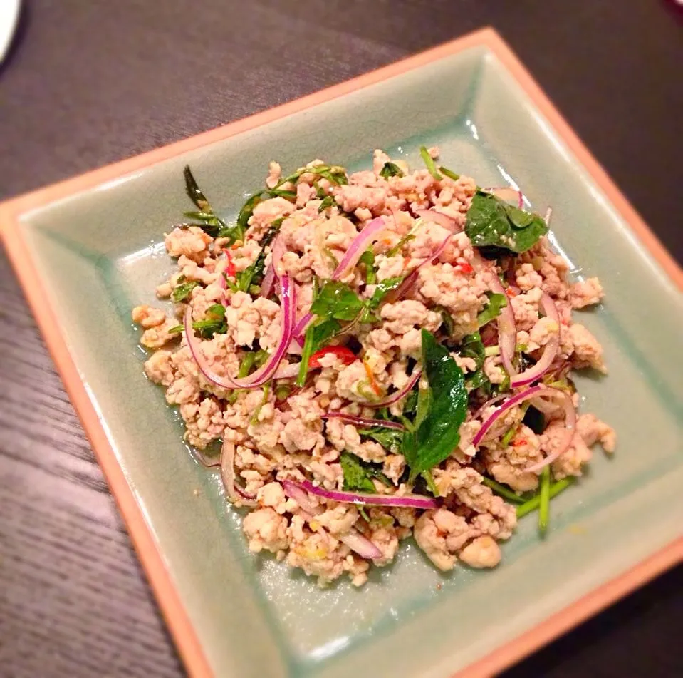 Snapdishの料理写真:Laab Gai ( Thai Chicken Salad )|saoriさん