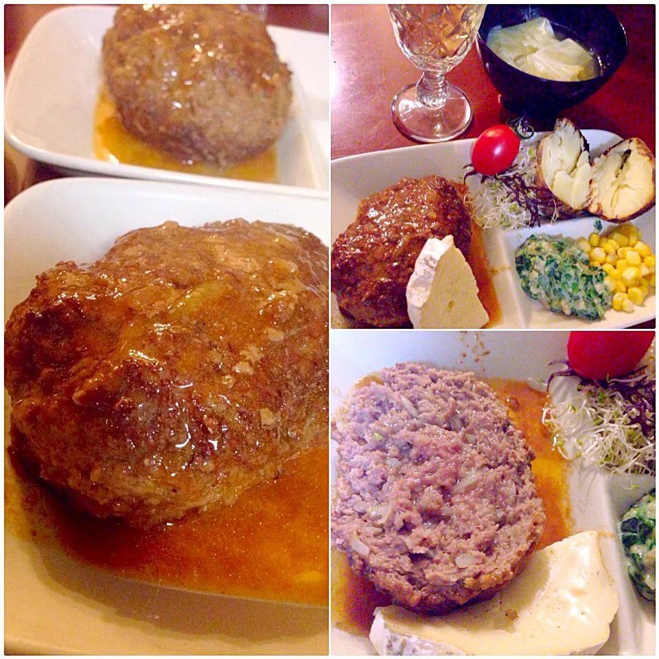 Stew Hamburger steak♨️煮込みﾊﾝﾊﾞｰｸﾞ by chef hubby|🌈Ami🍻さん