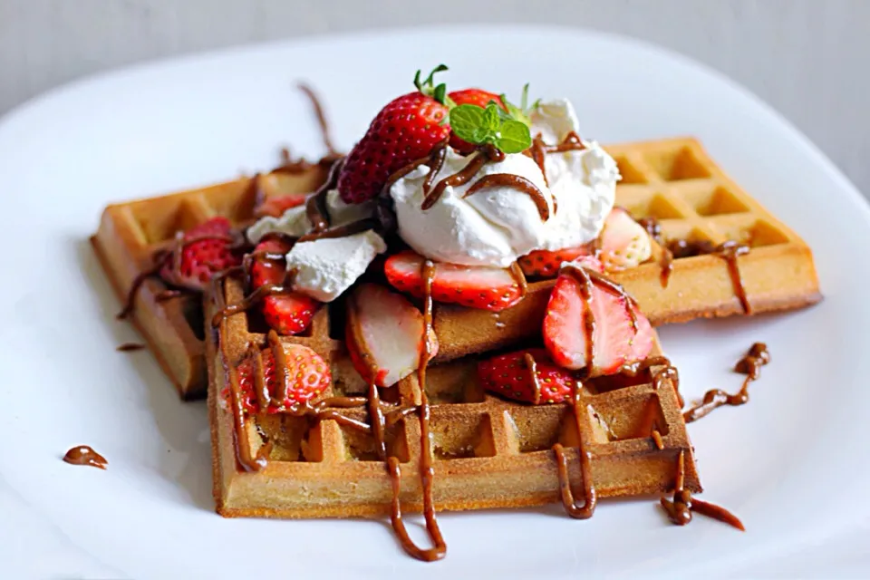 Dulce de leche waffle|Misstyさん