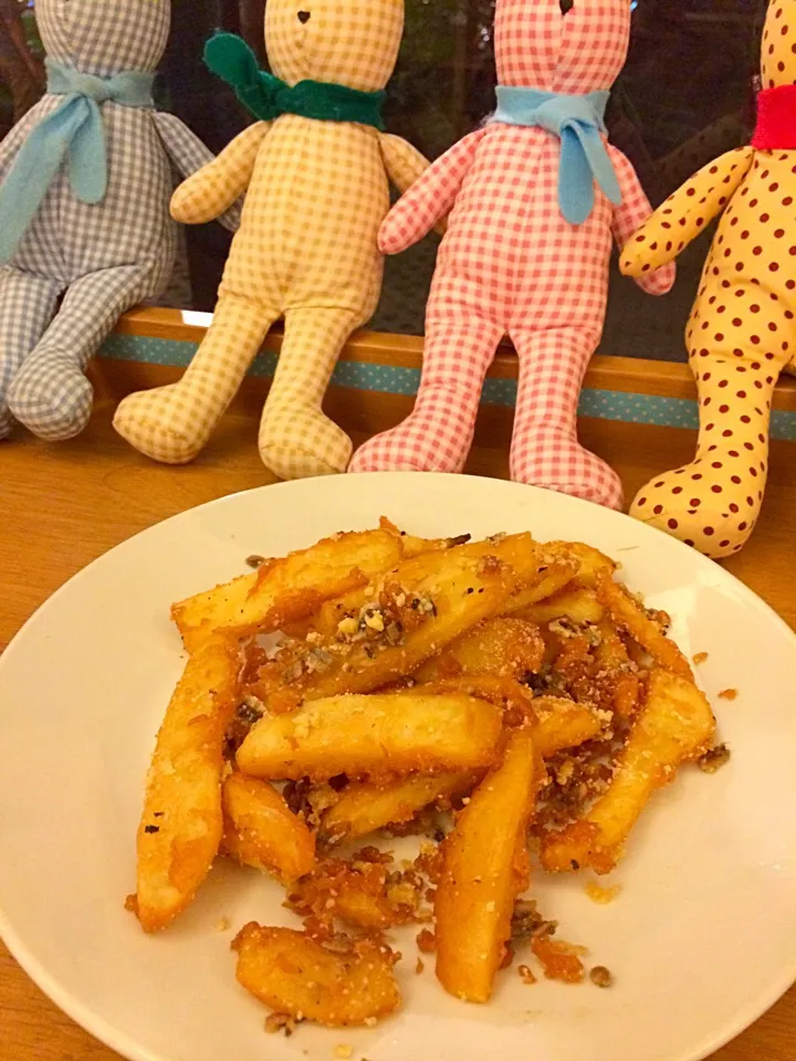 French Fries Parmesan Anchovies|みいさん