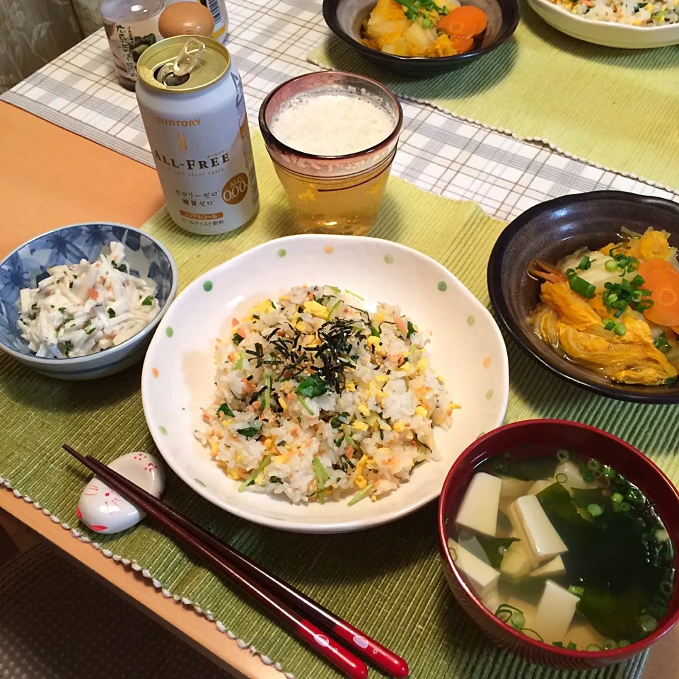 今日も簡単晩ご飯(^^;;|こずこずさん