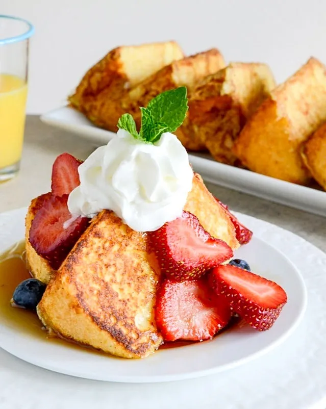 Angel Cake French toast👼|desireeさん