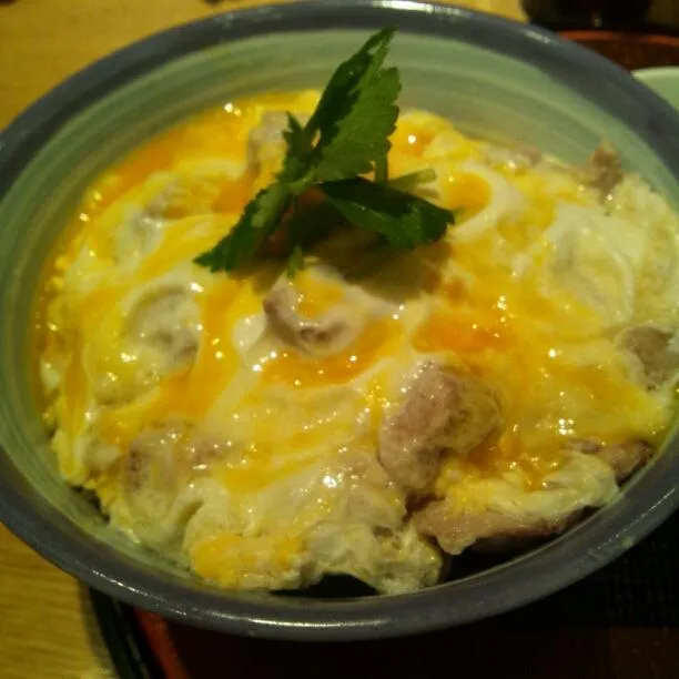 Snapdishの料理写真:塩の親子丼。健康診断終わったら親子丼たべるってきめてたの！|naaaさん