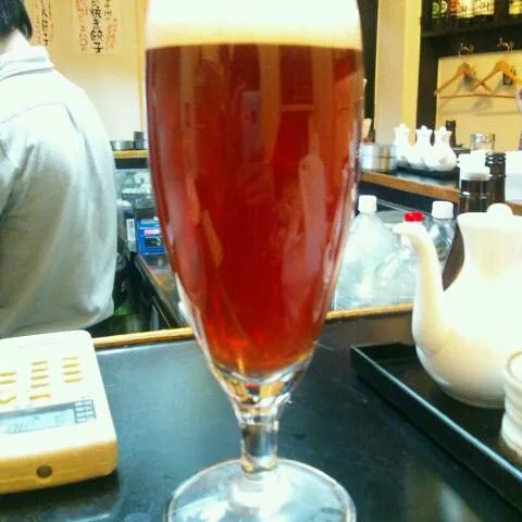 BELL VUE KRIEK。チェリー味のほんのり甘い赤いビール。|naaaさん