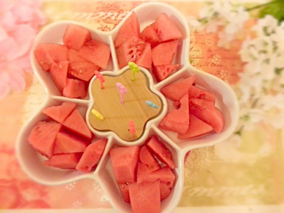 Watermelon plate|fionaさん