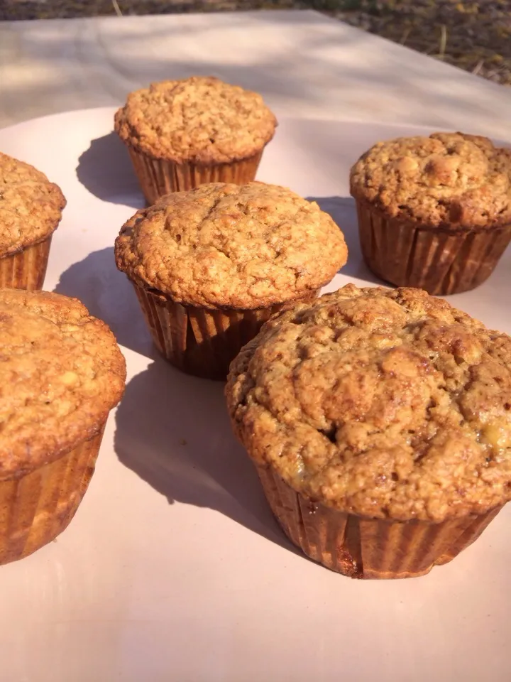 Vegan banana nut muffins|kristie ramosさん