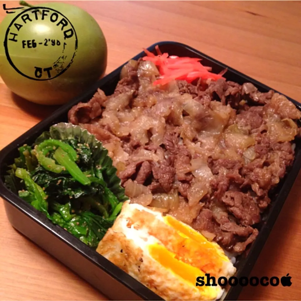 信じてたのに。お掃除ですって。牛丼弁。|shoooocoさん