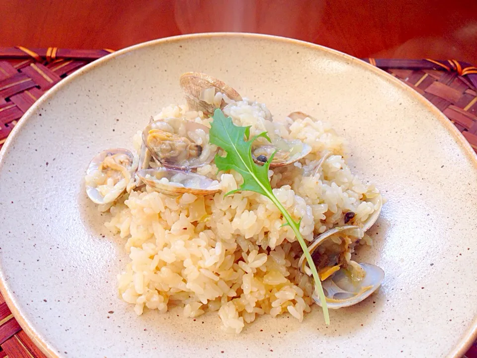 Snapdishの料理写真:Arroz con almejas🐚あさり入りごはん|🌈Ami🍻さん