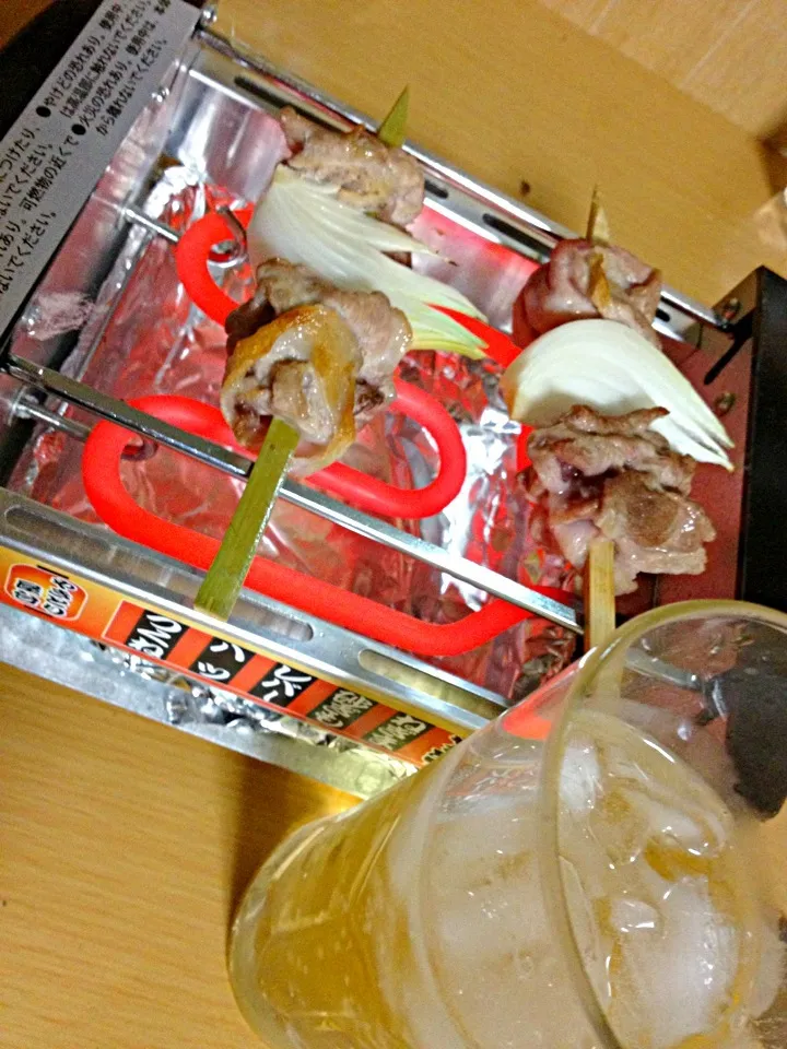 ひとり、焼き串(^ ^)  今日は、ちょい飲みだけ。|ハルさん