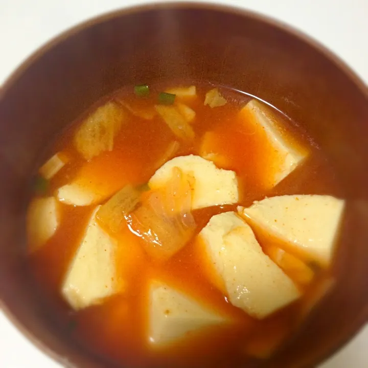 食生活を見直そう2: 豆腐チゲ～〆は春雨で♪|🍅Mom.さん