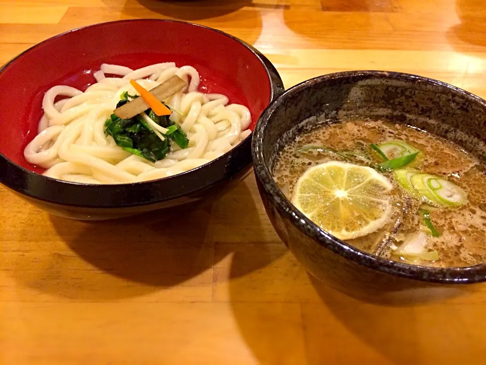 Snapdishの料理写真:鴨錦のつけ鴨うどん♪|BRASH bisさん