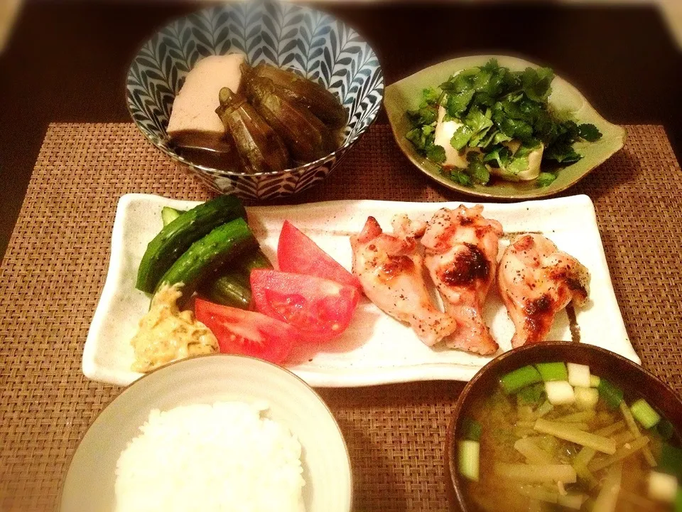 Salty basil grilled chicken|imi243さん