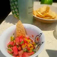 Snapdishの料理写真:Watermelon Pico de Gallo|Elsa Sullivanさん