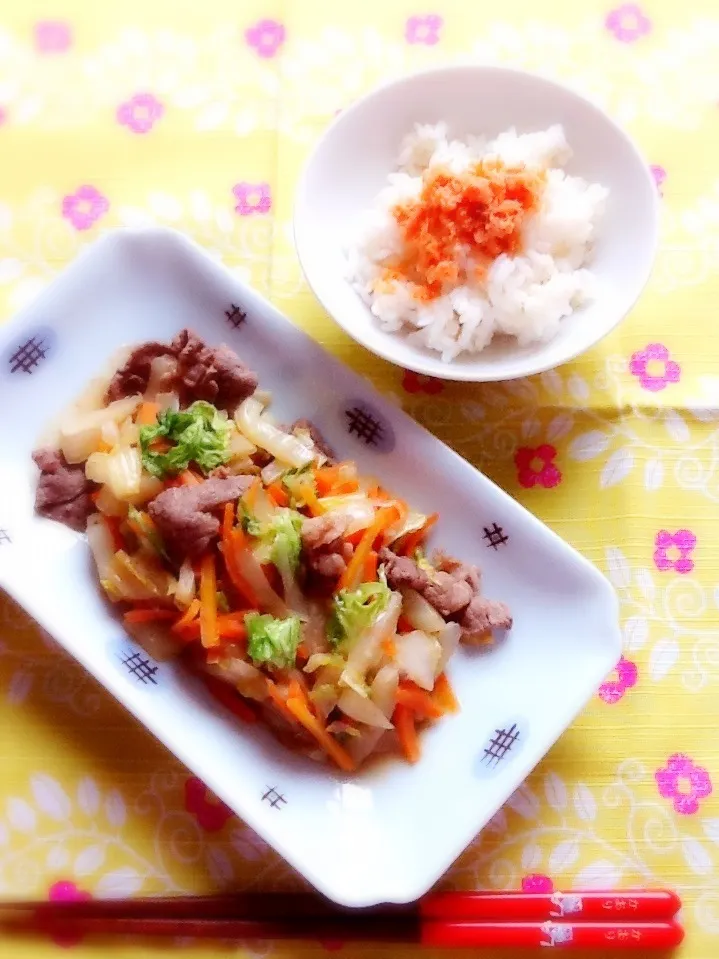 牛肉と白菜の炒め|さとう かおりさん