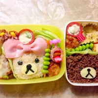 くまお弁当♡|くま♡さん