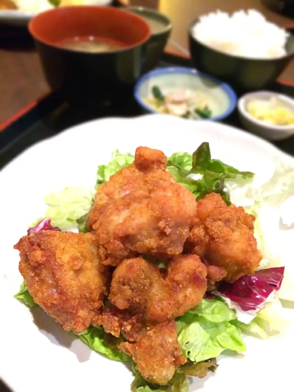 カレー唐揚げ定食|michiteruさん