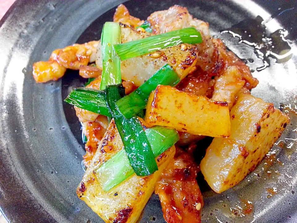 豚肉と大根のプルコギ風|タコタコさん