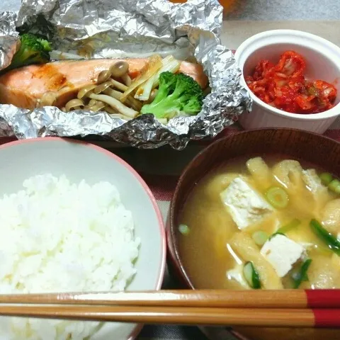 鮭のホイル焼き
大好きなホイル焼きー♪|おすこさん