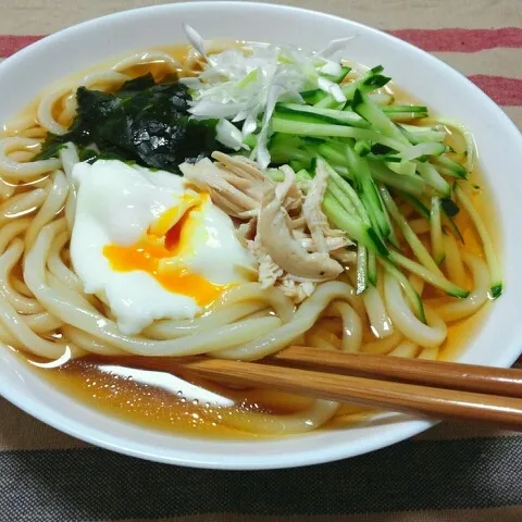 さっぱりと冷やしうどん！|おすこさん