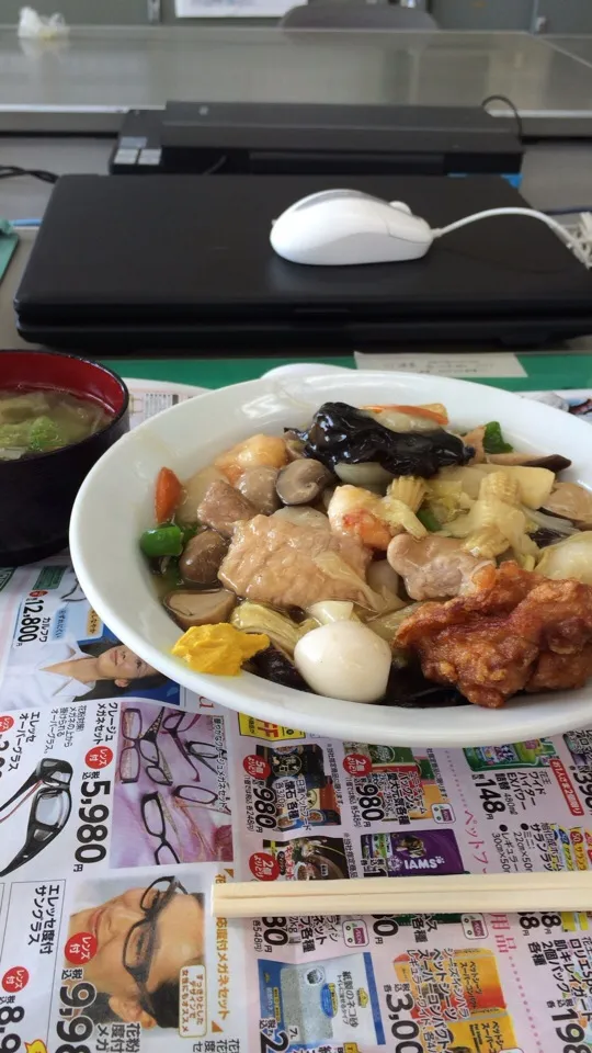 今日のお昼〜珍満〜あんかけ焼きそば|sayuri*さん