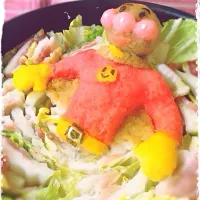 Snapdishの料理写真:白菜と豚バラの上に大根おろし|Izumi Hanaさん