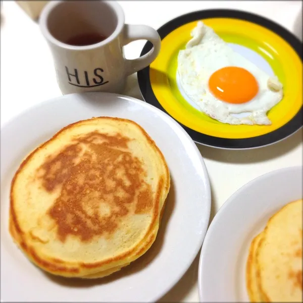 お昼にホットケーキ☆コールドストーン初めて買ってみた♡|はさん