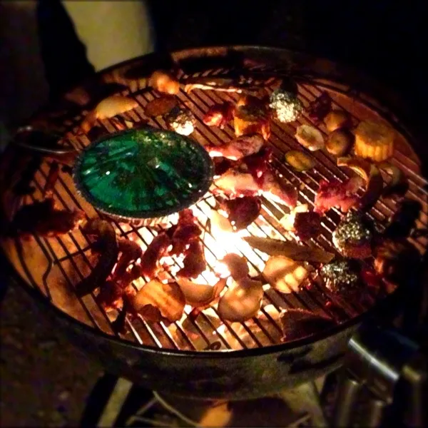 BBQ〜☆かき氷に花火したり公園で遊んで夏の終わりを満喫( ^ω^ )|はさん